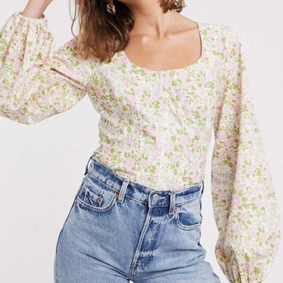 ASOS Tops - ASOS floral corset top